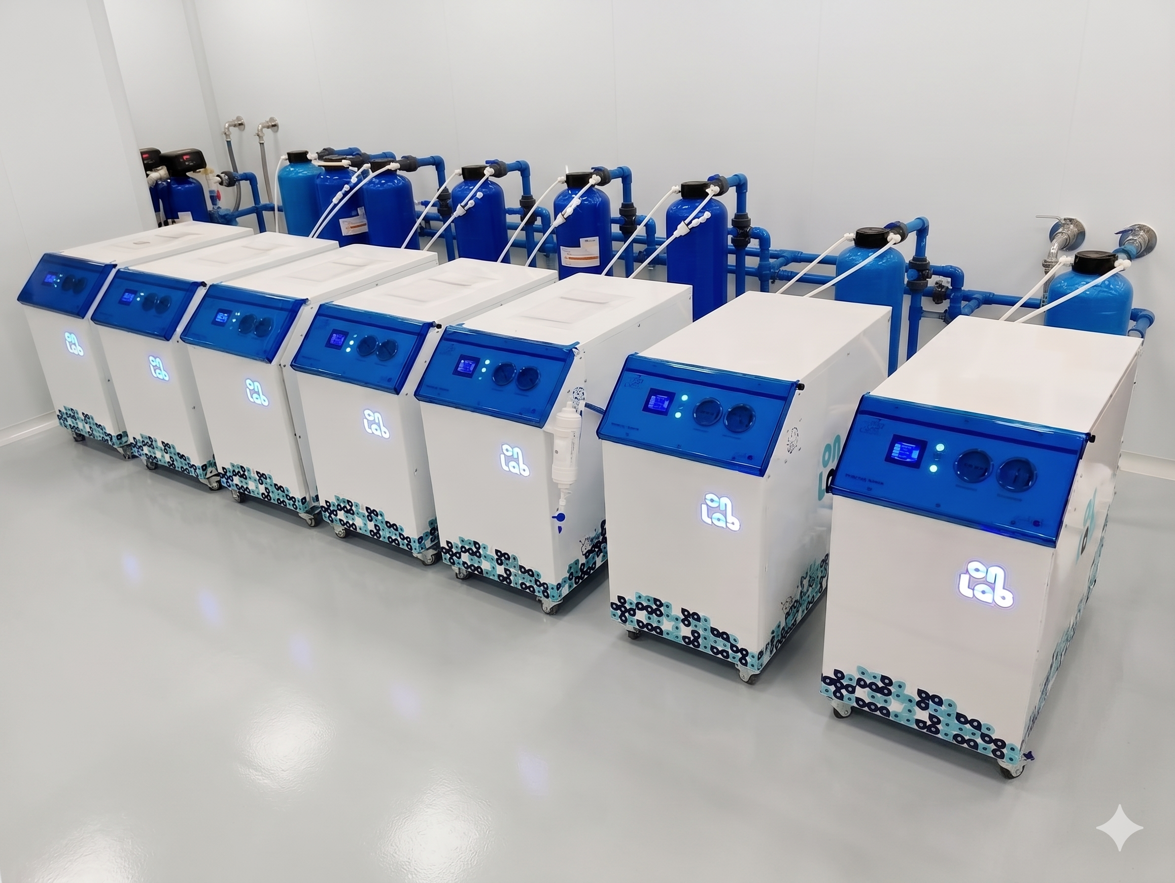Sistema PuroLab Di instalado